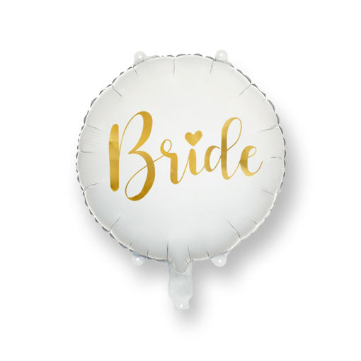 Picture of FOIL BALLOON BRIDE 45CM, WHITE